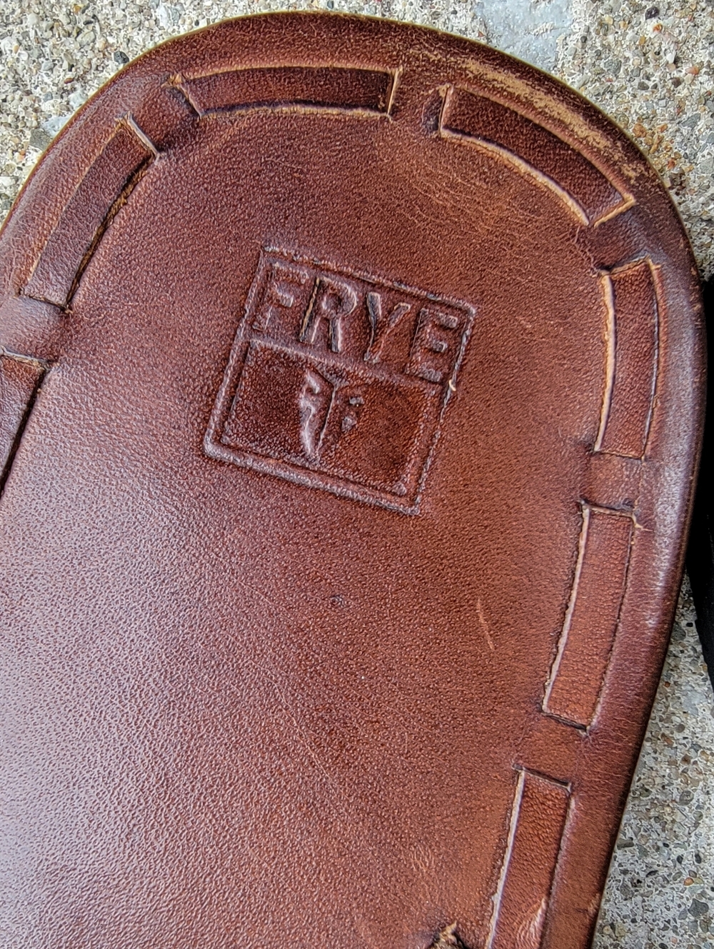 Frye Cognac Brown Leather Braided Thong Flip Flop Sandals 10 - Picture 11 of 16